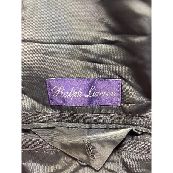 Ralph Lauren Purple Label Blazer With Notch Lapels & Flap Pockets Size 46R - Picture 12 of 15